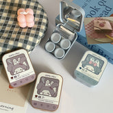 INS Niche Cute Illustration Colored Contact Lens Case - BEAUEYE (UK)